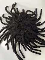 Dreadlocks Toupee Hommes Afro Kinky Curly 100% Perruques de Cheveux Humains pour Homme Noir Postiche Naturelle Prothèse Capillaire pour Homme