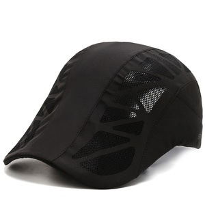 Cappello da Tennis estivo con Logo personalizzato retrò ad asciugatura rapida 100% cappello da sole in poliestere per la pesca in campeggio, ecc. - Product Image 6