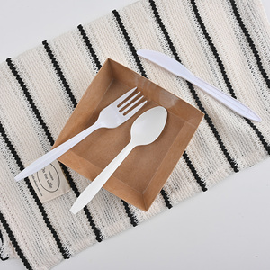 ช้อนส้อมพลาสติกแบบใช้แล้วทิ้งคุณภาพสูง เป็นมิตรกับสิ่งแวดล้อม สำหรับงานแต่งงานและโอกาสอื่นๆ - Product Image 2