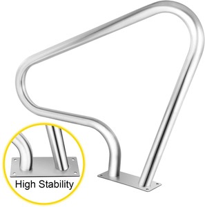 Ổn định cao hồ bơi thang tay vịn 304 thang thép không gỉ không biến dạng hồ bơi lan can - Product Image 4