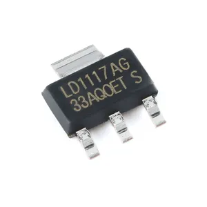 Chip Regulador Lineal de Baja Caída de Tensión LDO Original UMW LD1117-3.3 SOT-223 1A - Product Image 1