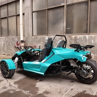 En stock, motos de course 350cc pour adultes, T-Rex à 2 places, 3 roues, carrosserie ouverte, voiture à essence pour passagers, tricycles motorisés