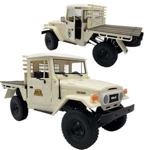 Camioneta Todoterreno RC Militar a Escala 1/16, WPL C44 4WD, Motor con Escobillas, Control Proporcional 2.4G, Kit de Batería con Carga USB - Product Image 4