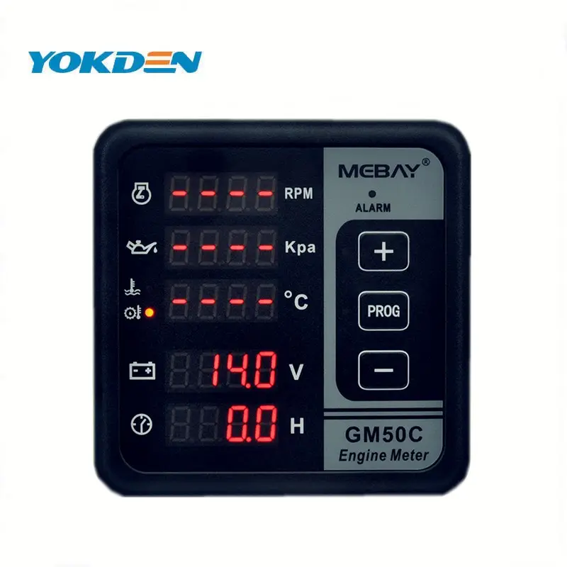 Mebay Batterij Spanning En Uur Display Digitale Motor Meter GM50C