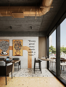 เคาน์เตอร์จัดแสดงของร้านกาแฟทำจากไม้ทันสมัยดีไซน์ภายในร้านขนมเฟอร์นิเจอร์จัดแสดงสินค้าตามสั่ง - Product Image 3