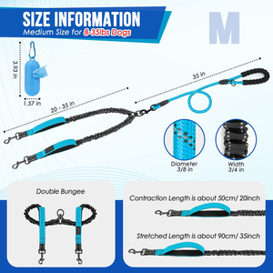 Correa de Nailon Reflectante de Doble Capa para Perros Grandes y Medianos, Diseño Sólido, Estilo Simple, Nuevos Accesorios para Pasear Perros - Product Image 4