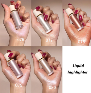 Surligneur liquide longue durée, maquillage lumineux de marque privée <span class=keywords><strong>illuminateur</strong></span> liquide de mise en évidence - Product Image 6