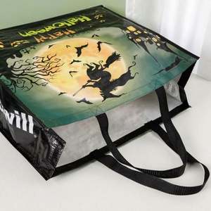 Bolsa de Compras Personalizada con Impresión, Gran Capacidad, Diseño Impermeable, Tejido PP Laminado, con Cierre de Cremallera y Bolsillo Interior - Product Image 4