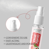 KORMESIC Marca Privada Spray Bucal Probiótico de Frutas 18ml Menta Lima Melocotón Spray Bucal Refrescante Ligero Tamaño Viaje
