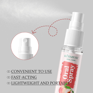 KORMESIC Marca Privada Spray Bucal Probiótico de Frutas 18ml Menta Lima Melocotón Spray Bucal Refrescante Ligero Tamaño Viaje - Product Image 3