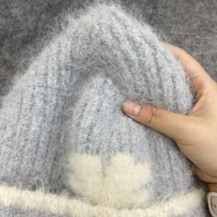 Gorro de Sauna de Lana Tejida, Gorro de Invierno Suave y Afelpado de Estilo Nórdico para Hombre y Mujer, Logotipo Personalizado, OEM, ODM, Venta al por Mayor