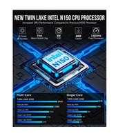 GMKtec Mini Pc GMK G3 PLUS NUCBOX Windows 11 Pro Alder Lake N150 Intel 12th WiFi 6 Ordinateur de bureau Mini Pc Work for gaming pc