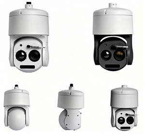 Caméra de sécurité dôme PTZ EO IR 2MP avec zoom 30X, thermique 640x512, objectif 35mm |   Détection de feux et suivi automatique des personnes et des véhicules par IA, IP67 - Product Image 2