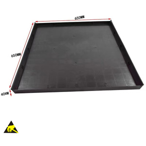 Contenedores <span class=keywords><strong>Berserk</strong></span> Pcb Herramienta pequeña Cubo de basura Esd Caja antiestática Bandejas de plástico para piezas - Product Image 3