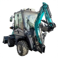 Backhoe Loader Harga Murah Excavator Digger Mini Backhoe Attachment Dijual