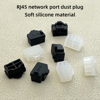 Bouchon anti-poussière RJ45 DENIXI, bouchon en silicone pour port LAN, bouchon d'interface réseau, bouchon de protection en caoutchouc pour tête cristalline RJ45