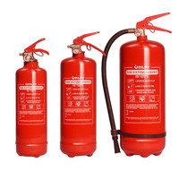 BSI EN3 certifié CE prix de gros 1KG 6KG ABC poudre sèche/eau/mousse/extincteur DCP