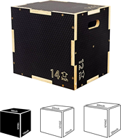 Scatola Plyo in legno antiscivolo regolabile all'ingrosso con rivestimento antiscivolo