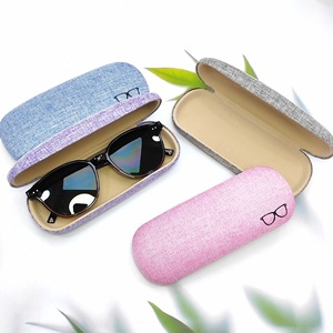 Estuche Rígido para <span class=keywords><strong>Gafas</strong></span>, Anti-Presión, de Lino Multicolor, con Logotipo Impreso, para Guardar <span class=keywords><strong>Gafas</strong></span> y Lentes de Sol - Product Image 5