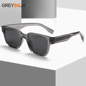 แว่นกันแดดผู้หญิงกรอบ TR90แจ็คสีเทา UV400บานพับสปริงป้องกันแสงสะท้อน K029สีดำไล่ระดับสี - Product Image 4