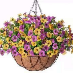 Nouvelle couronne de printemps suspendue pour porte d'entrée, décoration florale artificielle en soie au toucher réel - Product Image 6