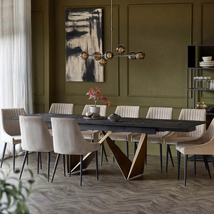 <span class=keywords><strong>Table</strong></span> à manger rectangulaire extensible moderne, minimaliste, robuste et durable, style nordique, pour <span class=keywords><strong>8</strong></span> <span class=keywords><strong>personnes</strong></span>, maison, <span class=keywords><strong>bar</strong></span>, cuisine - Product Image 2