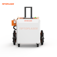 Nettoyeur laser à impulsions industriel 1000W refroidi par air pour la rouille et les structures en acier, à sortie laser stable