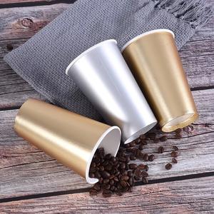 Vasos de Papel Desechables Ecológicos Biodegradables Hechos con Materiales Reciclados, Impresión Flexográfica/CMYK con Logotipo Personalizado, Aptos para Alimentos, Venta al por Mayor de Fábrica - Product Image 2