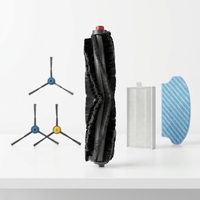 Repuestos para Robot Aspirador Mideas M6/M61/M62/M63/M64, Kit de Cepillos de Repuesto Compatibles con RV Eléctricos y a Batería