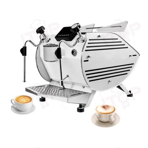 Machine à café expresso semi-automatique italienne professionnelle ITOP de haute qualité à tête unique pour usage commercial - Product Image 2