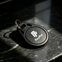 Kartu Kontrol Akses Tag NFC RFID yang Dapat Ditulis Sesuai Kebutuhan, Gantungan Kunci Keyfob dengan Chip 1K untuk Hotel dan Rumah