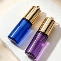 Flacons roll-on en verre nacré de 10 ml, contenants rechargeables pour huiles essentielles, parfums, sérums pour les yeux et huiles pour les lèvres