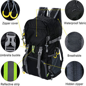 Mochila de Senderismo Ligera de 35L, Resistente al Agua, para Viajes, Deportiva y Moderna, en Oferta - Product Image 2