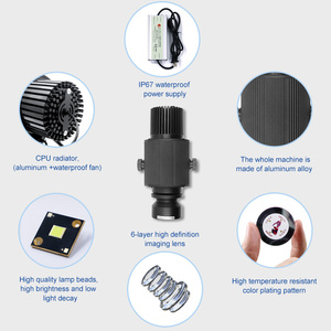 Đường Phố Ánh Sáng Nhà Quảng Cáo Tv Werbung 3d Animated Wedding Logo Rotory Gobo Hình Ảnh Chiếu Quảng Cáo Di Chuyển Lights Với - Product Image 4