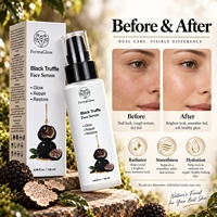 Sérum Visage Fermenté aux Champignons et Truffe Noire, Acide Hyaluronique, Antioxydant, Anti-âge, Anti-rides, Raffermissant, Réparateur