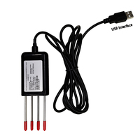 Capteur de testeur de sol NPK EC conductivité température humidité pH 7 en 1 IoT LoRa LoRaWAN USB vers Type-C pour l'agriculture