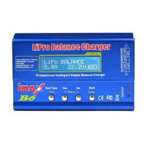 Pengisi Daya Baterai 80W Lipo NiMh Li-ion Ni-cd Digital RC IMAX B6 Lipro Balance Charger