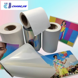 Độ bóng cao 100mic Trắng PP Bopp PE Acrylic phun in tự dính UV kháng không thấm nước tổng hợp giấy cuộn khổng lồ nhãn - Product Image 6