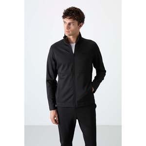 Conjunto Deportivo Air Jones para Hombre, Corte Estándar, Color Negro, Tejido Piqué, Mezcla de Poliéster, Viscosa y Elastano, para Uso Casual y Deportivo - Product Image 2