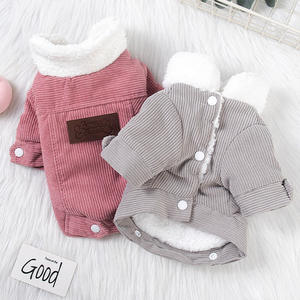 Vêtements pour chiens, automne/hiver, plus velours, épaissi, chaud gilet en laine d'agneau, <span class=keywords><strong>bouledogue</strong></span> français, Corgi, chat, vêtements pour animaux de compagnie - Product Image 2