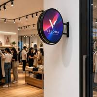 Pantalla LED para Interiores P2.5, Logotipo Personalizado, 256 Niveles de Brillo Ajustables por Software, Señalización Comercial Personalizada