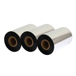 Ruban de transfert thermique en résine Super Wax pour <span class=keywords><strong>imprimante</strong></span> d'étiquettes, code-barres, taille 4,33 pouces x 984 pieds (110 mm x 300 m) - Product Image 1