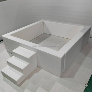 Ensemble de jeux souples pastel pour la location de blocs d'<span class=keywords><strong>escalade</strong></span> de fête ensemble d'équipement de jeu rose blanc mini ensemble de fleurs d'aire de jeux personnalisée - Product Image 6