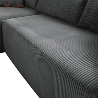 Canapé Modulable de Salon Luxe en Boîte, Compressions Sous Vide, 2-3 Places, Causeuse, Canapés d'Angle en Mousse Sectionnelle