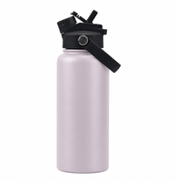 Botol Air Stainless Steel 1000ml dengan Logo Custom, 32 oz, Dinding Ganda, Vakum, untuk Memancing, Bepergian, dan Olahraga Luar Ruangan