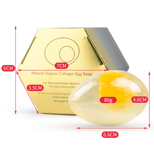 <span class=keywords><strong>Savon</strong></span> Solide Artisanal au Collagène et Jaune d'Œuf Bio Naturel 80g pour Blanchiment et Éclaircissement Intime Féminin (Yoni) – Marque Privée – Vente en Gros - Product Image 3