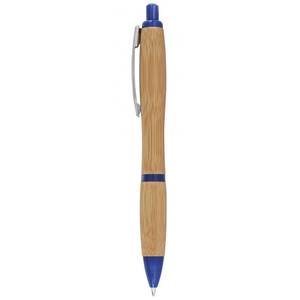 Blue Bamboo <b>Novelty</b> Ballpoint <b>Pen</b> 0.7mm Writing Width Plastic Body Promotional Ballpen - Product Image 2