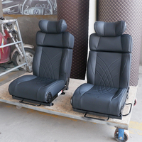 AutoLiuMa personnalisé siège unique RV Rock Roll lit une personne pliante camping-car avec intérieur en cuir caravane camping-car sièges de voiture