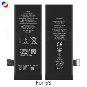 แบตเตอรี่ลิเธียมแบบชาร์จไฟได้สำหรับ iPhone 5S 1560 mAh โรงงาน OEM - Product Image 2