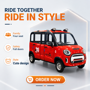 Carro Eléctrico de Cuatro Ruedas para Adultos, Carro de Carga Eléctrico Pequeño, <span class=keywords><strong>Mini</strong></span> Vehículo Eléctrico 2024 - Product Image 2